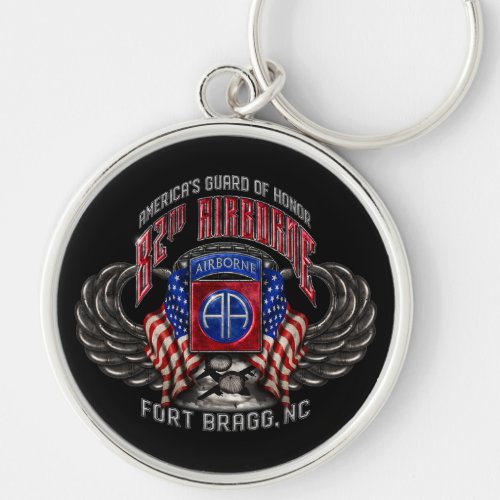 82nd Airborne Fort Bragg Keychain