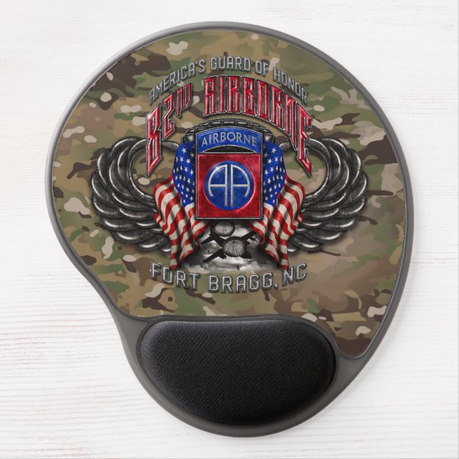82nd Airborne Fort Bragg OCP Gel Mousepad (Front)