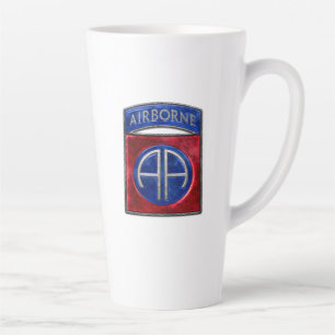 82nd Airborne Fort Bragg White Latte Mug