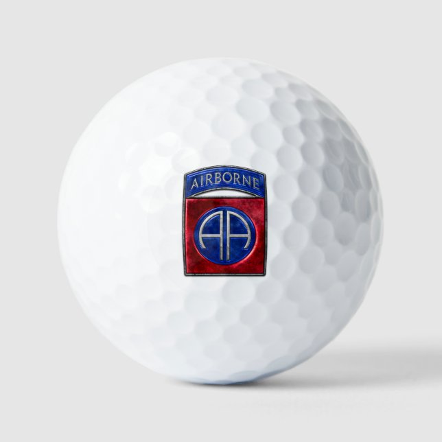 82nd Airborne Golf Balls (Front)