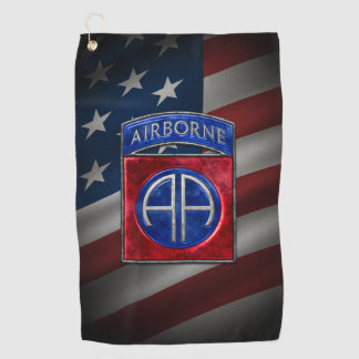 82nd Airborne Golf Towel