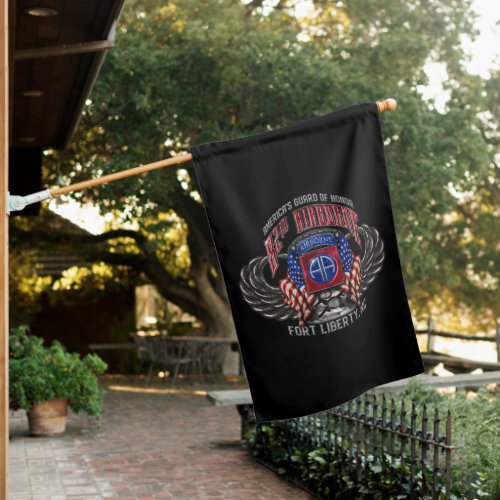 82nd Airborne House Flag