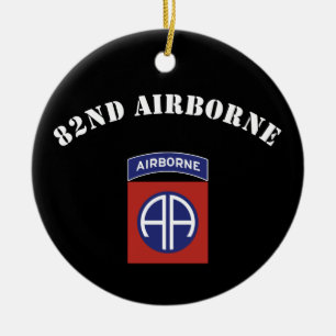 82nd Airborne Insignia Ceramic Ornament