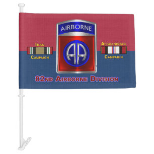 82nd Airborne Iraq & Afghanistan American Flags