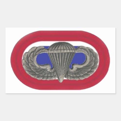 82ND AIRBORNE JUMP WINGSOVAL STICKERS