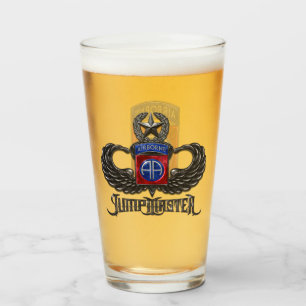 82nd Airborne Jumpmaster 16 oz Pint Glass