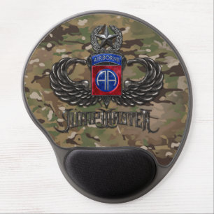 82nd Airborne Jumpmaster Camo Gel Mousepad