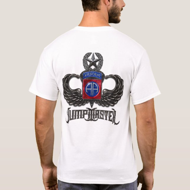 82nd Airborne Jumpmaster T-shirt (Back)