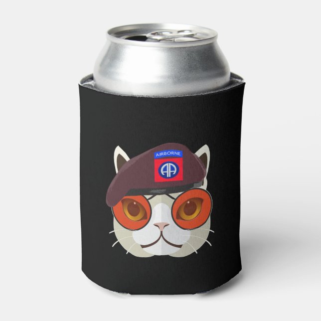  82nd Airborne Kitty Kat! Can Cooler (Can Front)