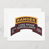 82nd Airborne LRS Scroll, Ranger Tab (Front/Back)