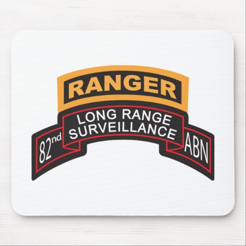 82nd Airborne LRS Scroll Ranger Tab Mouse Pad