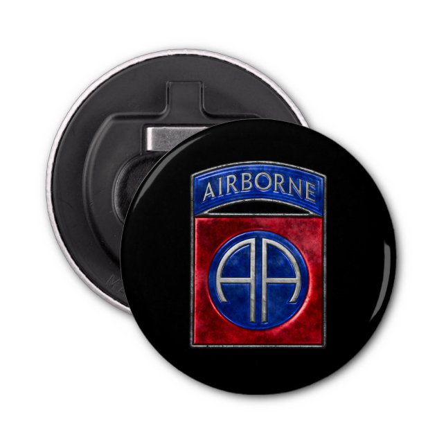 82nd Airborne Magnetic Bottle Opener (Front)