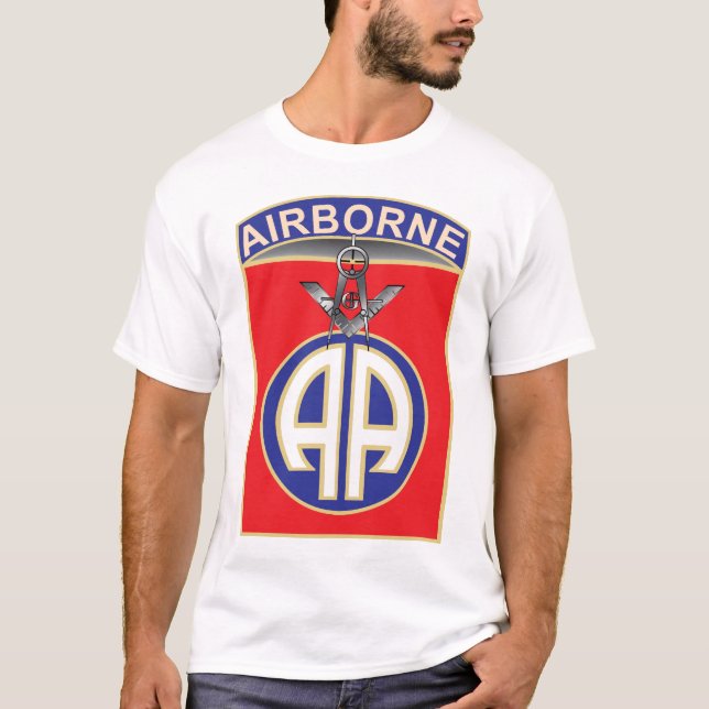 82nd Airborne Masons T-Shirt (Front)