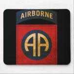 82nd Airborne Mousepad<br><div class="desc">Distressed 82nd Airborne Patch Mousepad</div>