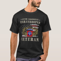 82nd Airborne Paratrooper Veteran T shirt