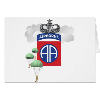 82nd Airborne, Paratroopers, Senior Jump Wings Cards