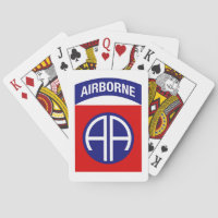 82nd airborne Playing cards