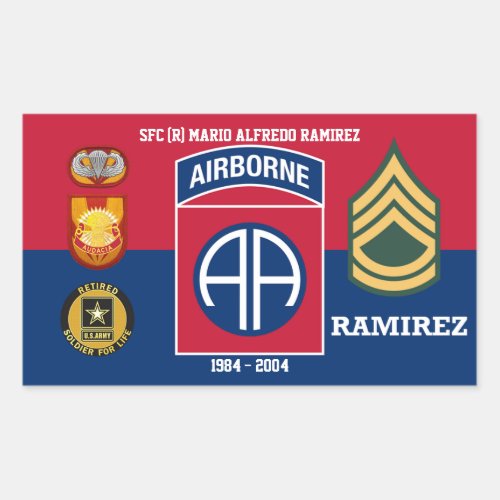 82ND AIRBORNE SOLDIER FOR LIFE STICKER
