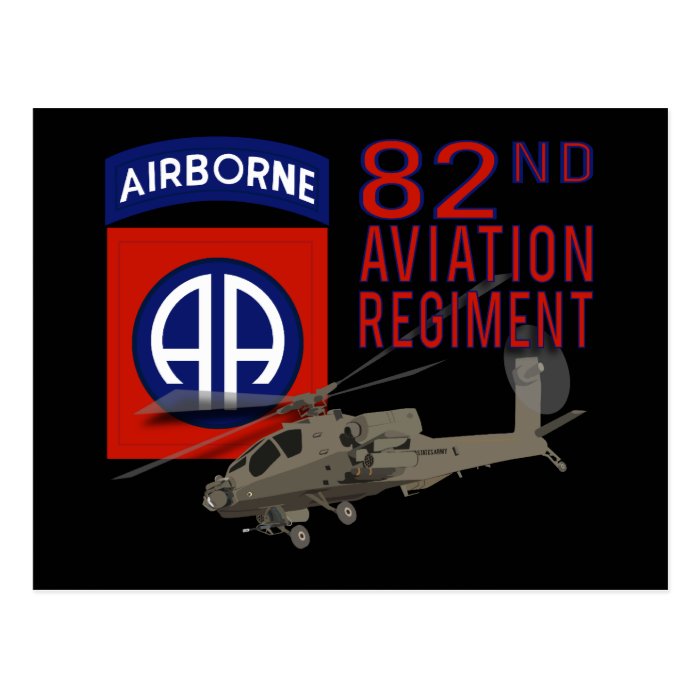 82nd Aviation Regiment Apache Post Cards