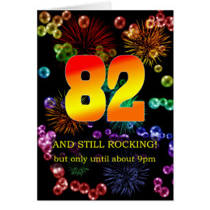 82nd Birthday Still Rocking Cards