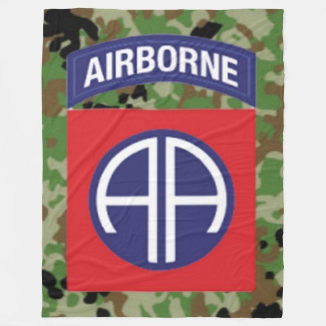 82nd fleece blanket (Front)