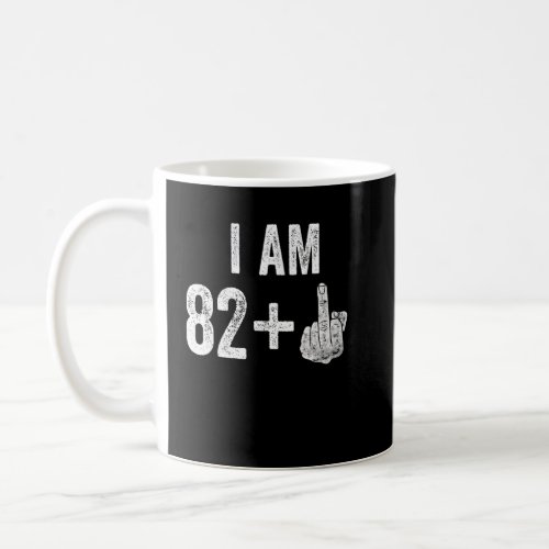 83 Year Old Its My 83th Birthday   Middle Finger  Coffee Mug