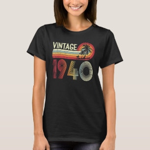 83 Yrs Old Men Women Vintage 1940 Retro 83th Birth T-Shirt