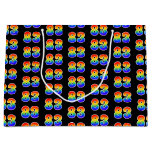 [ Thumbnail: 83rd Birthday: Fun Rainbow Event Number 83 Pattern Gift Bag ]