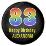 [ Thumbnail: 83rd Birthday - Rainbow Spectrum Pattern Number 83 ]