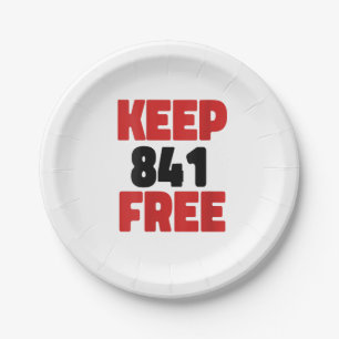 841 Surfing Otter 841Keep 841 Free California Otte Paper Plates