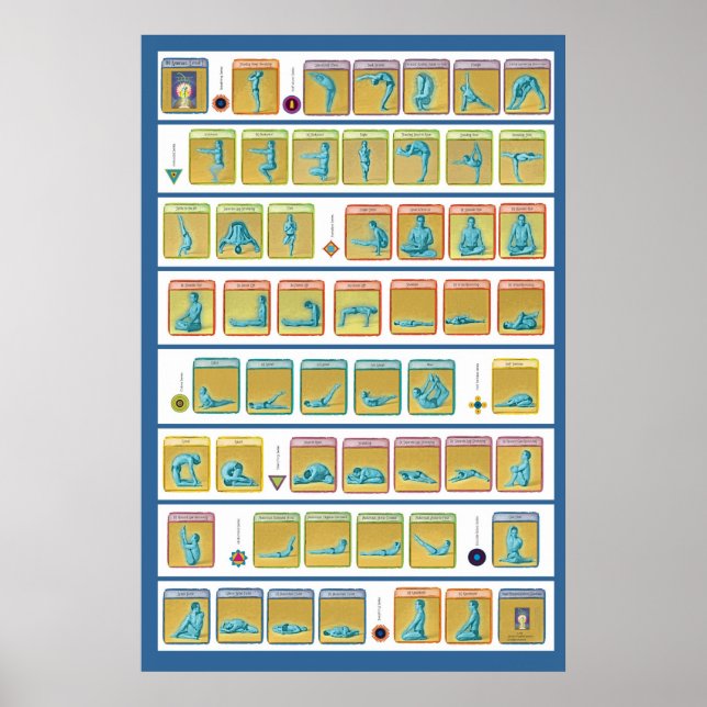 84 Asanas, Level 1 Poster (Front)