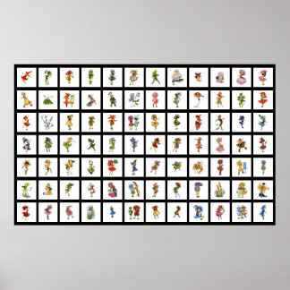 84 Flower Children Poster