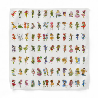 84 Flower Children Poster Bandana