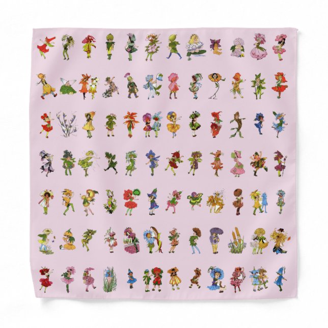 84 Flower Children Poster Bandana (Front)