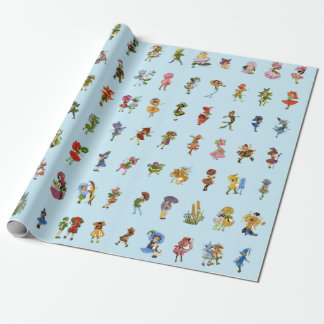 84 Flower Children Wrapping Paper