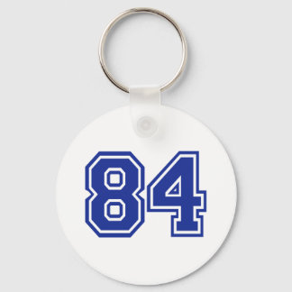84 - number keychain