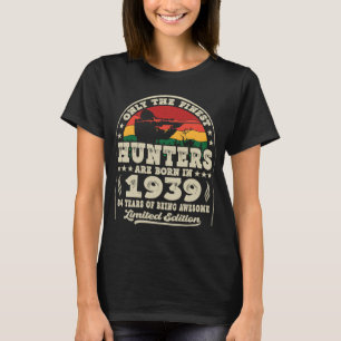 84 Year Old Deer Hunting Hunters Vintage 1939 84th T-Shirt