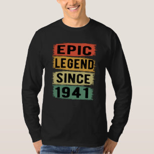 84 Years Old Bday 1941 Epic Legend 84th Birthday T-Shirt