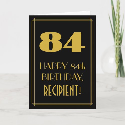 84th Birthday – Art Deco Inspired Look 