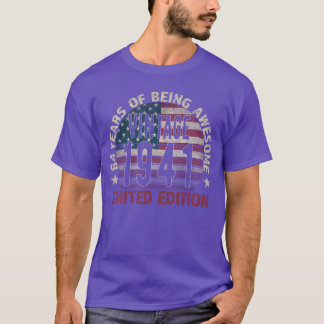 84th Birthday Gift men Vintage born 1941 turning 8 T-Shirt