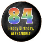 [ Thumbnail: 84th Birthday - Rainbow Spectrum Pattern Number 84 ]