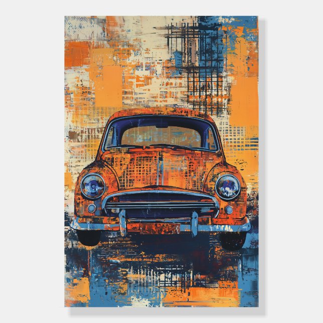 855 Abstract, Rustic Elegance Foam Board (Front)