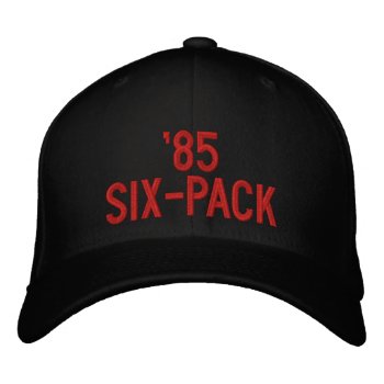 '85 Six-pack Hat by RobotFace at Zazzle