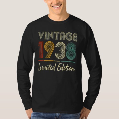 85 Year Old  Vintage 1938  85th Birthday 2 T_Shirt