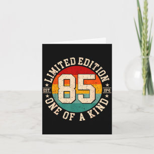 85 year old vintage 1941 limited edition 85th card