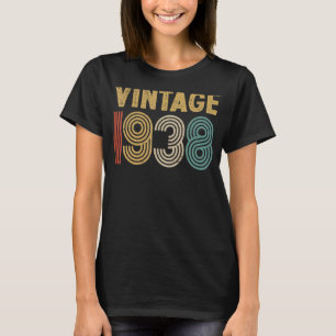 85 Years Old Born in 1938 Vintage 85th Birthday T-Shirt