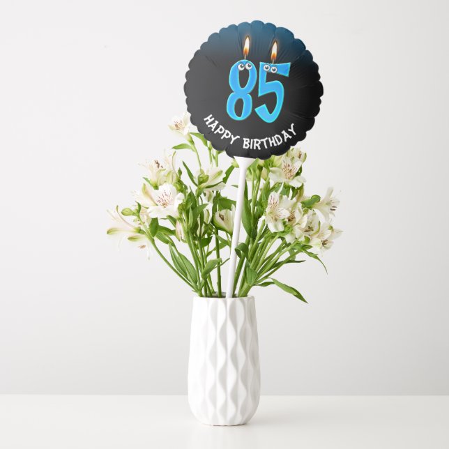 85th Birthday Candles with Eyeballs    Balloon (Vase)