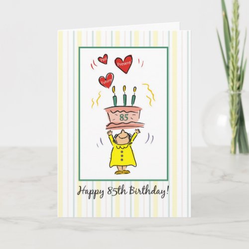 85th Birthday Card for a Woman Humor