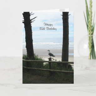 85th Birthday Cards Ocean View