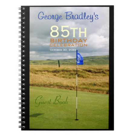85th Birthday Celebration Golf Guest Book